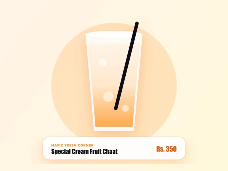 Special Cream Fruit Chaat